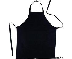 Küchenaccessoires Tablier de Cuisine â Tablier de Barbecue â Coton Noir