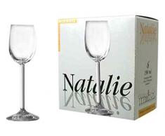 Bohemia Crystal Nathalie Set VAP Liqueur, Verre, Transparent, 6,5cl, 6 Pièces