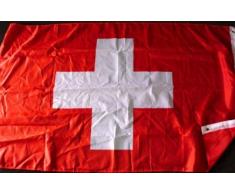 CISL Drapeau Suisse 150Â x 90Â cm avec Åillets * Nouveau * OVP *