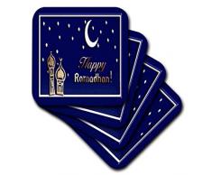 3dRose CST_22458_2 Dessous de Verre, Mutli-Colour, set-of-8-Soft