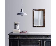 Bonamaison Décoration Murale Impression sur Miroir Encadré sur Toile, Dimensions: 40 x 60 Cm - Conçu et fabriqué en Turquie