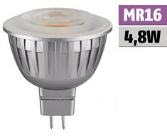 Unbekannt Projecteur LED Silver Force, MR16, 4,8Â W, 300Â LM, 60Â Â°, Blanc Chaud
