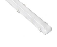 Velamp PLED158 Plafonnier LED IntÃ©grÃ©es IP65 Ãquivalent 1 x 58 W Gris