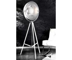 Chloédesign 18693 Lampadaire, Aluminium, Blanc