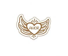 dayka Trade Sculpture et de bois, multicolore, 5.4Â x 7Â cm