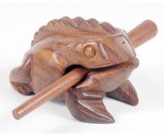 WorldProfessional thaï sculpté à la Main en Bois fabriqué en Thaïlande New 11,4 cm Bois Jouet, Marron