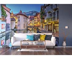 AG Design ftxxl 1478 Annecy France Papier Papier Peint Photo, 4 pièces, Multicolore, 360 x 255 cm