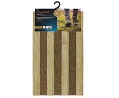 JVL Brentwood Grattoir Barrière Paillasson, Te PP en PVC, Marron, 75 x 45 x 1.2 cm