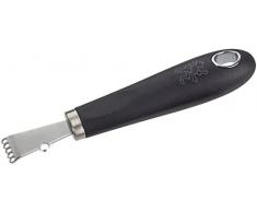 Stanley Rogers 56015 Zesteur Ã citron, zesteur pour agrumes, couteau zesteur, Plastique, Acier inoxydable, Noir, 16 x 3 x 2,5 cm