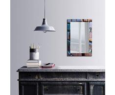 Bonamaison DÃ©coration Murale Impression sur Miroir EncadrÃ© sur Toile, Dimensions: 40 x 60 Cm - ConÃ§u et fabriquÃ© en Turquie