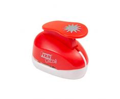 Fixo Perforatrice avec formes, Sol, 2,5 cm, Rouge, Medium