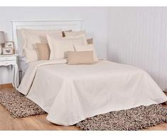 MI CASA Mi Couvre-lit Rob 200 x 270 (lit 105 cm), Ã©cru 200 x 270 cm
