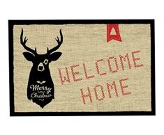 Achoka Welcome 99 Paillasson Polyester Imprimé 60 x 40 x 1 cm