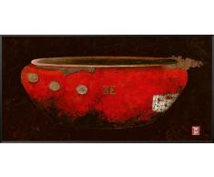 International Graphics - Affiche dâart encadrée - Diana, Thiry - Asian Vasque- 101 x 51 cm - Couleur du cadre: Noir - Serie ATHOS