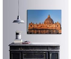 Bonamaison DÃ©coration Murale Impression sur Toile, Dimensions: 100 x 70 Cm - ConÃ§u et fabriquÃ© en Turquie