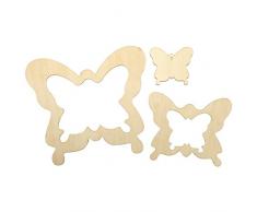 Rayher 62215000 Suspension en Bois FSC Mix Credit, 12,5 x 11 cm