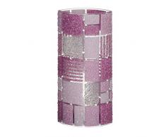 Waga 202â01â72Â Coral Rose Vase de Verre 8,5Â x 14Â x 30Â cm