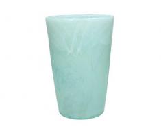 J. Kersten Vase en Verre Blanc 17 x 17 x 25 cm