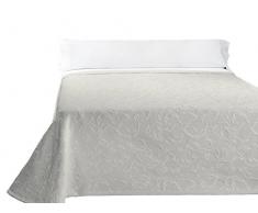 Maison en Tissu Couvre-lit pour lit de 200, Polyester, Naturel, Super King, 42Â x 34Â x 9Â cm