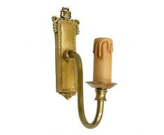 Better & Best 0223567 â Applique murale avec plaque rectangulaire en forme de plaque de porte décorée avec Funky Dots, couleur doré