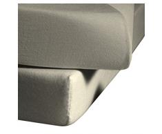 Fleuresse L de 001115â9042â0600Â Jenny C Drap Plat, Jersey, Taupe, 37.4Â x 26,6Â x 3,6Â cm