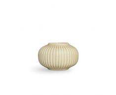 Kähler Hammershoi Photophore en Porcelaine Jaune 10,2 cm