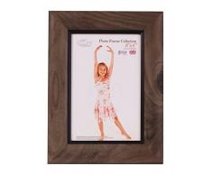 Inov8â6 x 10 cm-Cadre Photo Lot de 2 Dessous de Plat Rustique en Bois de frêne