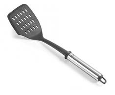 Lacor 68275 Spatule PerforÃ©e Due, Nylon, Acier Inoxydable, Silicone, Sans BPA, 365 cm, Nylon