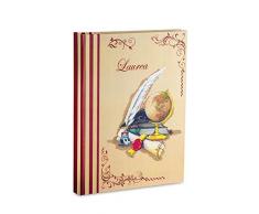 Mareli Album Photo de diplÃ´me 23 x 30 cm avec 30 Feuilles et 2 Pages Quotidiennes Rouge