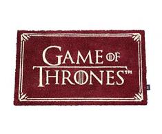 Paillasson rectangulaire avec Logo Doormat Game of Thrones Official Merchandising rÃ©fÃ©rence DD Textiles de la Maison Unisexe Adulte Multicolore Unique