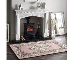 ORIGIN Shensi Tapis 100% Pure Laine Rose â Disponible en 7 Tailles, Rose, 120 cm