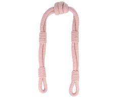 STEPHANOISE Embrasse Double Cordon, Rose Clair, 70 cm (envergure)