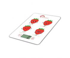 Little Balance 8349 Slim Balance de cuisine Ã©lectronique, Plastique, 5 kilograms, Fraises animÃ©es