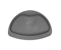 RIDDER Comfort Oreiller 100% Caoutchouc synthétique (TPE = élastomère thermoplastique), Gris Citron, env. 30 x 20 cm.