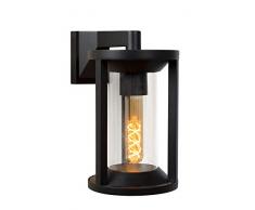 Lucide 15803/01/30 Applique murale, Aluminium, 15 W, Noir