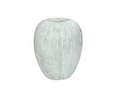 J. Kersten BV Vase en polyrésine Blanc 16 x 16 x 18 cm