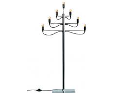 Star 143-54 chandelier en LED Milano Floor 7 lumière, incl. DecoLine 360-11 (2100 K) couleur: chrome, ca. 120 cm x 60 cm boite coloré