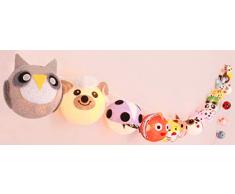 CREATIVECOTTON LED Guirlande Lumineuse Cottino avec 20 Boules en Coton - Cotton Ball Lights, intÃ©rieur