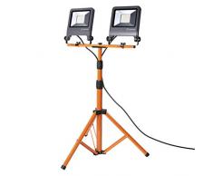 LEDVANCE WORKLIGHT Tripod | Projecteur LED ExtÃ©rieur de Chantier | Gris foncÃ© | 100 Watts - 9000 Lumens | Blanc Froid 4000K | Etanche IP65