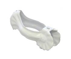 Gardinia Embrasse à Pince Blanc, Steel, Non Applicable