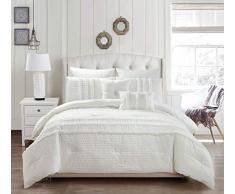 Kensie Doudous sans Duvet (Taille très Queen/King), Multicolore, 36 x27 x3.5