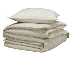 De Witte Lietaer Parure Linge de lit Flanelle, Coton, Taupe, 140x220 cm