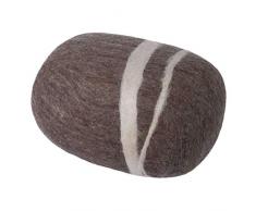 Myfelt Béla Coussin en Galets et Laine, Laine, Alwin, 60 x 48 x 31 cm (XL)