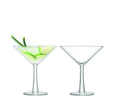 LSA International Gin Verre à Cocktail Transparent 220 ML X 2, Lot de 2