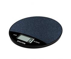 Salter 1056 BKDR Balance de Cuisine numérique, Noir, Black