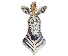 Design Toscano Le Vainqueur du Troupeau Safari Zebra Sculpture Murale en métal