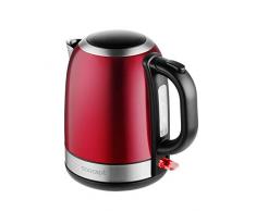 Bouilloire CONCEPT RK3251 avec indicateur de niveau deau rotatif Ã 360Â° avec filtre Rouge/noir 1,2 l