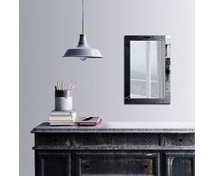 Bonamaison DÃ©coration Murale Impression sur Miroir EncadrÃ© sur Toile, Dimensions: 40 x 60 Cm - ConÃ§u et fabriquÃ© en Turquie