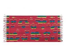 Beach Star Serviette de Plage, Multicolore, 70 x 140 cm