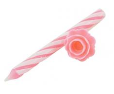 Fackelmann Bougies Anniversaire du avec Les titulaires, 12Â piÃ¨ces, Plastique, Multicolore